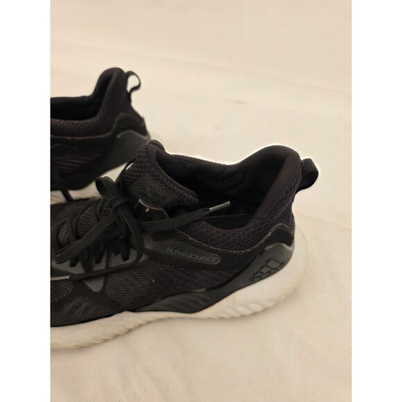 Men's Adidas AlphaBounce Continental Size 11 Black HWA1Y3001 Running Shoes - Picture 6 of 14